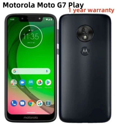 Motorola Moto G7 Play 32GB+3GB 13MP 4G Unlocked Android Smartphone New Sealed - Image 1 of 4