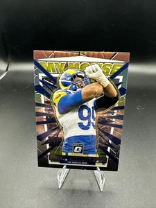 Panini Donruss Optic Aaron Donald My House Silver Holo Prizm #1 Rams 2023 - Imagen 1 de 2