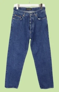 Pantalones de mezclilla para hombre CHEVIGNON corte regular con botones azul W32 - Imagen 1 de 9