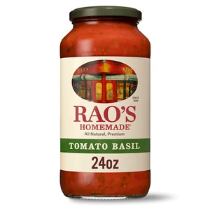 Salsa de espagueti casera de tomate y albahaca Rao's, baja en carbohidratos, apta para cetogénicos, 24 OZ - Imagen 1 de 1