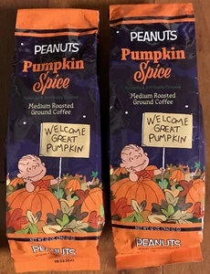Cacacahuetes Charlie Brown ESPECIAS CALABAZA café molido tostado medio lote de 2 (24 oz) - Imagen 1 de 4