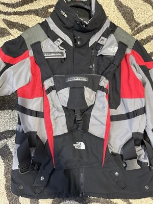 RARE Vintage 90s North Face Steep Tech Ski Jacket Schot Schmidt Red Gray Men M - Image 1 of 4