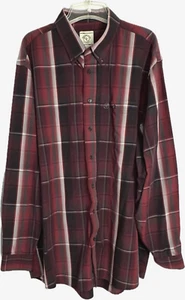 Camisa a Cuadros Gunnison Creek Outfitters Talla 2XL Manga Larga Con Botones Logo - Imagen 1 de 6