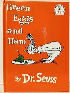 Dr. Seuss - Green Eggs and Ham - Vintage 1988 Print - I can Read Myself Book HC - Foto 1 di 6