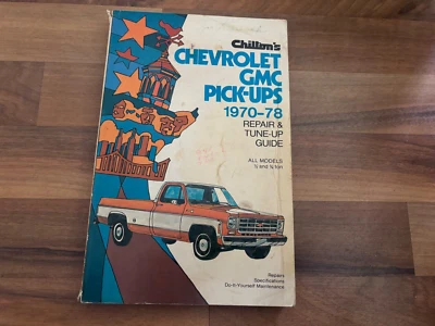 Chevrolet GMC 1970-1978 camioneta pickup manual de servicio_C10 C20 K10 K20_Fleetside Sierra Foto 1 de 4