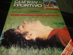 GUERIN SPORTIVO NR 21 1980 MILAN IN B ROSSI SQUALIFICATO ROMA VINCE COPPA ITALIA - Imagen 1 de 2