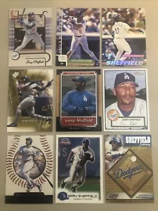 Tarjetas de béisbol Gary Sheffield ⚾️ Los Angeles Dodgers ⚾️ Lote de 9 tarjetas ⚾️ - Imagen 1 de 12