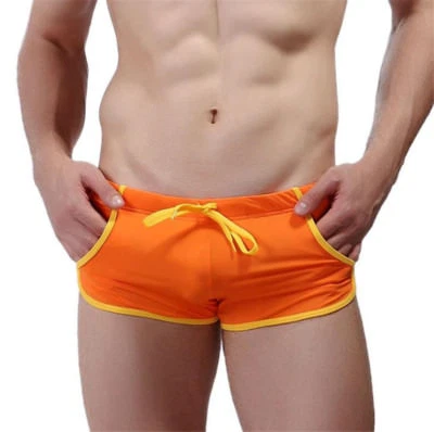 Sexy Pantalones Cortos de Natación para Hombres Trajes de Baño Bañador Dije Ropa Interior Calzoncillos Boxer Calzoncillos Foto 1 de 4