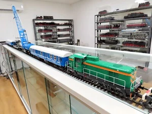 (1CW116) UNIKAT  Spur 1 Eisenbahnkran Kompletter Zug EDK 1000/4 TAKRAF 5tlg d... - Bild 1 von 20