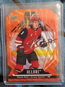 CLAYTON KELLER - ALLURE ORANGE SLICE. #86. 2022-23 UPPER DECK ALLURE.