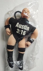 Vintage 1999 "Steve Austin" Mischief Makers 8" Clip On Plush WWF WCW {647} NOS - Picture 1 of 4