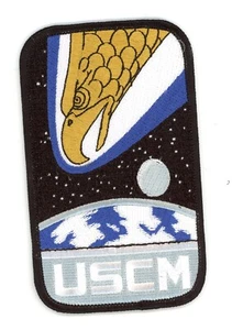 PATCH ALIEN USCM COLONIAL MARINES SCREAMING EAGLES IRON ON 12,5 CMS - Picture 1 of 1