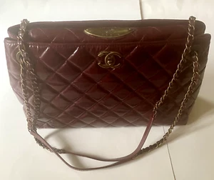 CHANEL TASCHE "PARIS-DAKAR", Weinrot - Bild 1 von 10