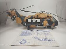 1986 G.I. Joe Tomahawk 100  Complete W Blueprint Hasbro Vintage Helicopter