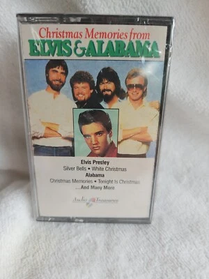 Christmas Memories From ELVIS PRESLEY & ALABAMA Cassette Tape Country & Rock - Image 1 of 3
