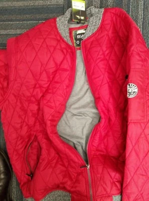 No Fear Quilted Bomber Jacket  XXL New RED R.R.P £62.99 ( attic box 1 ) - Image 1 of 4