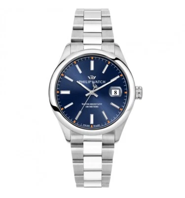 Orologio solo tempo uomo/ragazzo PHILIP WATCH R8253597095 Caribe 39 mm blu - Immagine 1 di 3