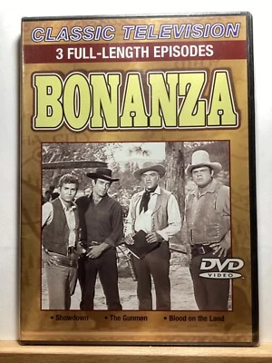 Bonanza: 3 Episodes, (DVD, 1959) Showdown - The Gunmen - Blood on the Land - Image 1 of 2