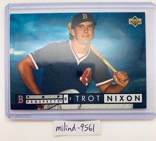 1994 Upper Deck Trot Nixon Top Prospects #543 Blue Refractor Rookie Card