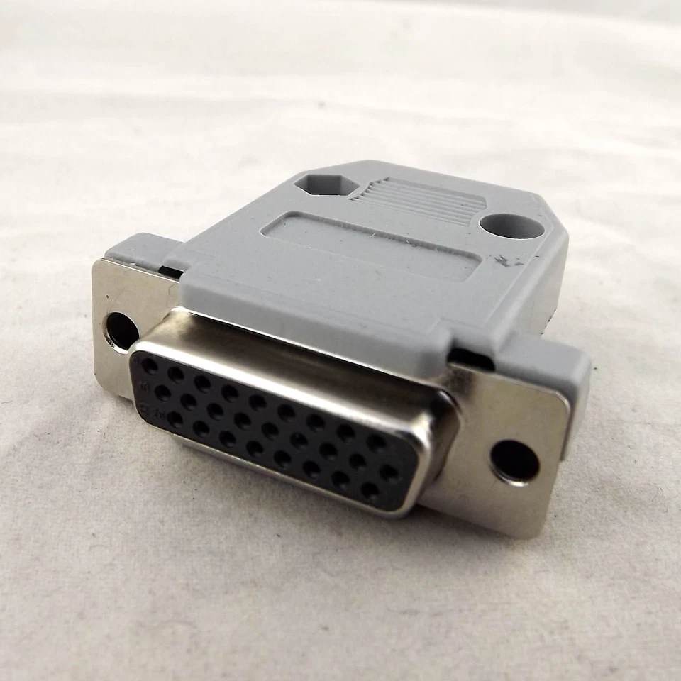 10x DB26 26 Pin 3 Rows Female Jack D-Sub Connector Plastic Hood Cover Backshell - Image 1 of 4