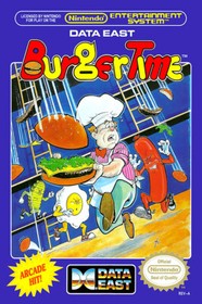 Burger Time NES BOX ART Premium POSTER MADE IN USA - NES130
