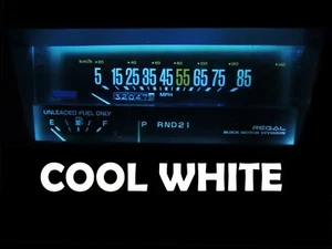 Gauge Cluster LED Dashboard Bulbs Cool White For Buick 84 87 Regal  - Picture 1 of 2