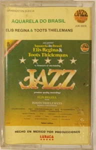 TOOTS THIELEMANS & ELISE REGINA AQUARELA DO BRASIL- 1984 MEXICAN TAPE ALBUM MPB - Picture 1 of 4