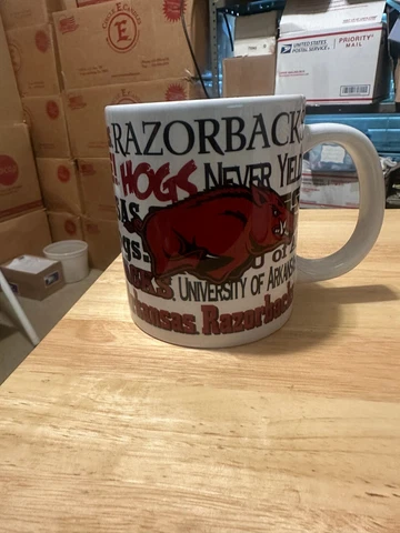 University of Arkansas Razorbacks Beer Mug “Collegiate Officially Licensed” New Cover