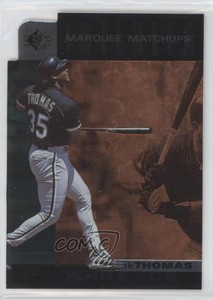 1997 SP Marquee Matchups Frank Thomas Albert Belle ( on Back) #MM19 HOF