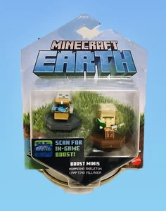 Minecraft Boost Minis Hoarding Skeleton & Crafting Villager Figure 2-Pack - Picture 1 of 8