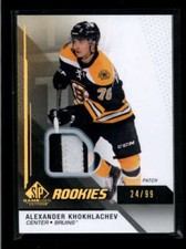 ALEXANDER KHOKHLACHEV 2014/15 SP GAME USED #132 ROOKIE JERSEY PATCH #/99 AK2408