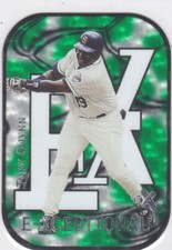 2000 Fleer Skybox E-Xceptional Die Cut Green Tony Gwynn /999 Free Shipping!