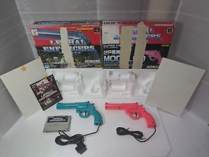 Konami Lethal Enforcers Super Famicom 1P and 2 P LIGHT GUN   SFC Japan Box