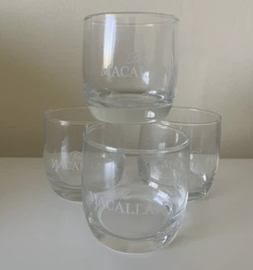 Macallan Highland Single Malt Scotch Whiskey Set of 4 Rocks Glass Tumbler - Picture 1 of 5