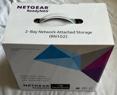 Netgear ReadyNAS RN102 Network Attached Storage NAS Raid1 Backup RN10211D-100NAS - Image 1 of 4