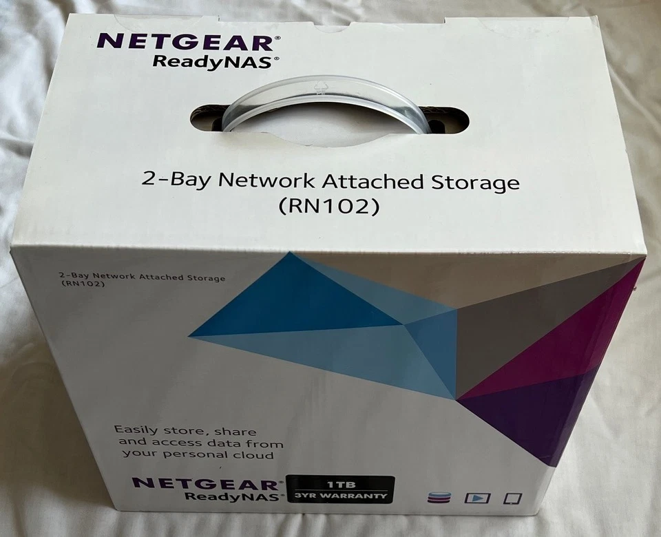 Netgear ReadyNAS RN102 Network Attached Storage NAS Raid1 Backup RN10211D-100NAS - Image 1 of 4