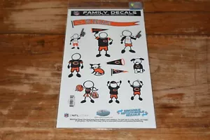 NFL Family Decals CHICAGO BEARS Removable Repositionable Reusable 12 Pcs - Picture 1 of 1