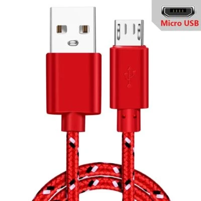 Micro USB Cable Data Sync Charger Cable For Samsung Huawei Xiaomi Android Phone - Image 1 of 4