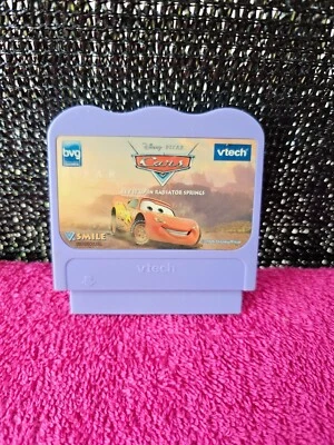 VTech VSmile Disney Pixar Cars Rev It Up In Radiator Springs Cartridge Game - Image 1 of 3