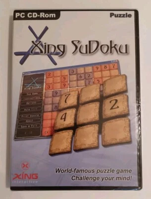 XING SUDOKU PC CD-Rom Puzzle Game 2006 Windows Xing Interactive NEW SEALED  - Image 1 of 2