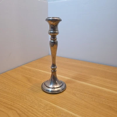 Vintage Sheffield Silver Company Silver Plate Candlestick - Classic Baluster... - Image 1 of 4