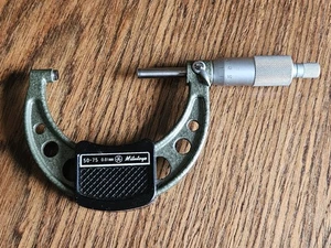 MITUTOYO - 103-139 B Außenmessschraube, 50mm-75mm Bereich, 0,01mm Skala. - Bild 1 von 5