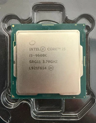 Intel Core i5-9600K (9th Gen)  SRELU CPU - 3.7GHz - LGA1151 - Image 1 of 2