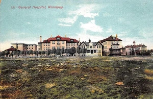 # K2668 WINNIPEG, MB., KANADA POSTKARTE, ALLGEMEINES KRANKENHAUS - Bild 1 von 2