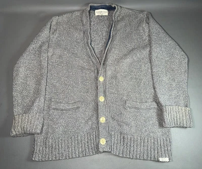 Cárdigan suéter bolsillos Denim & Supply Ralph Lauren gris medio jaspeado para hombre Foto 1 de 4