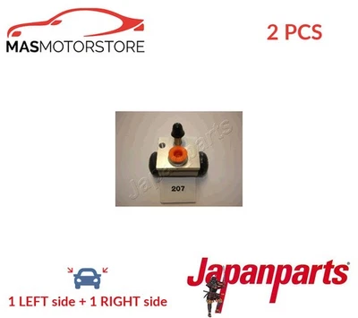DRUM WHEEL BRAKE CYLINDER PAIR REAR JAPANPARTS CS-207 2PCS A NEW OE REPLACEMENT - Image 1 of 4