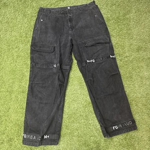 Vintage Girbaud Jeans Größe 44x34 schwarz hellbraun Shuttle Y2K Baggy Distressed Marithe - Bild 1 von 12