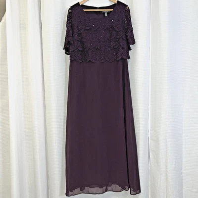 Maxi vestido manga corta R&M Richard’s Foto 1 de 4