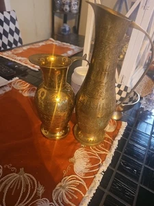 Messing kleine 8 Zoll und große 12 Zoll Krüge - Bild 1 von 3