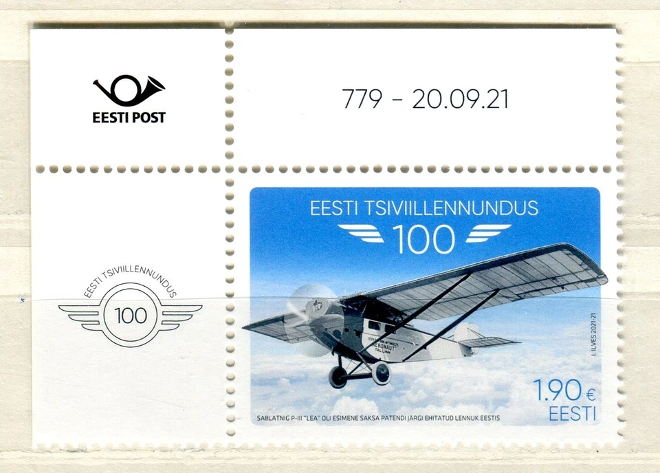 EST_779 2021 Эстония Эстония Самолеты Гражданской авиации YV - Изображение 1 из 1